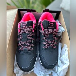 Under Armour UA Leadoff Low RM Jr Cleats 1Y Black Pink NIB